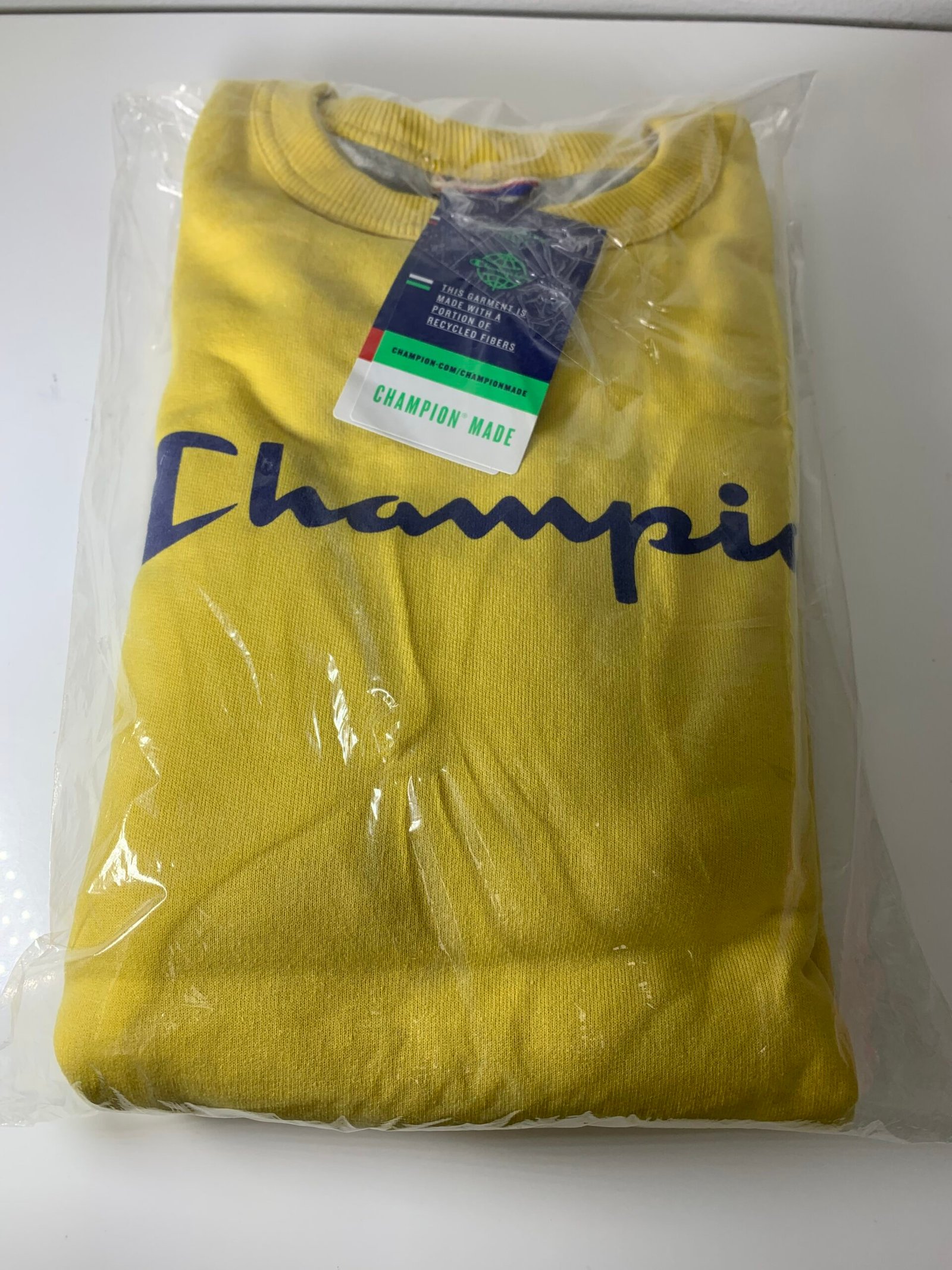 Moletom Powerblend Champion com Gola Redonda, Logo Clássico Size-L- Produto Novo - Imagem 2