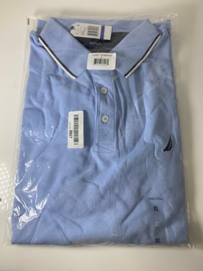 Nautica Men's Classic Fit Short Sleeve Polo Shirt Size:XL- Produto Novo