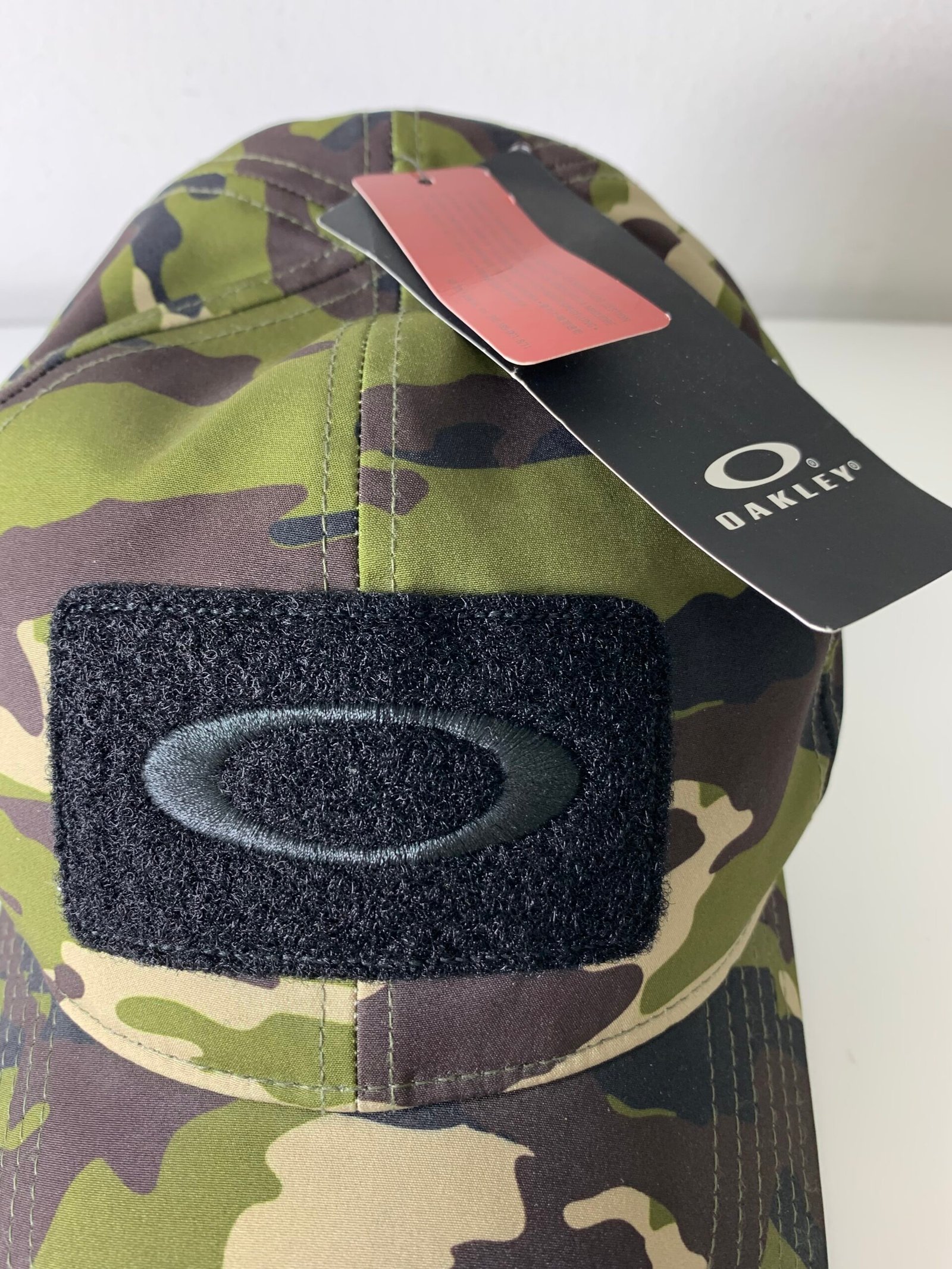 OAKLEY Hydrolix Flex Fit Hat Size L/XLGreen Camo Tactical Range Morale Patch - Imagem 2