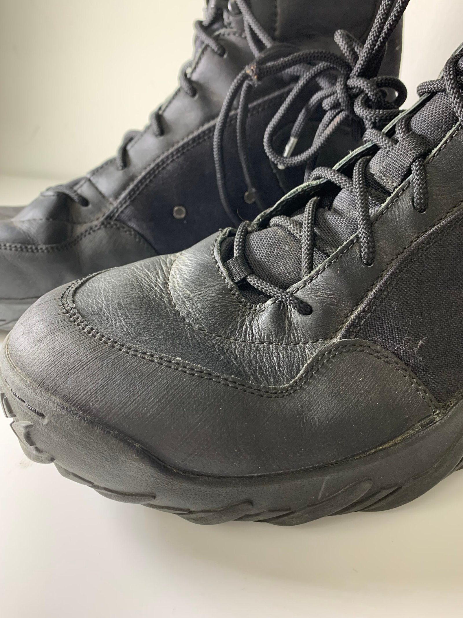 OAKLEY MEN'S SZ 12.5 RARE BLACK TACTICAL BOOTS Military Police Patrol - Imagem 3