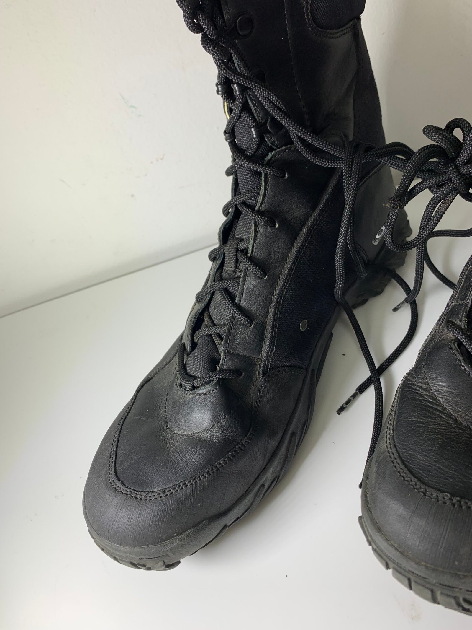 OAKLEY MEN'S SZ 12.5 RARE BLACK TACTICAL BOOTS Military Police Patrol - Imagem 4
