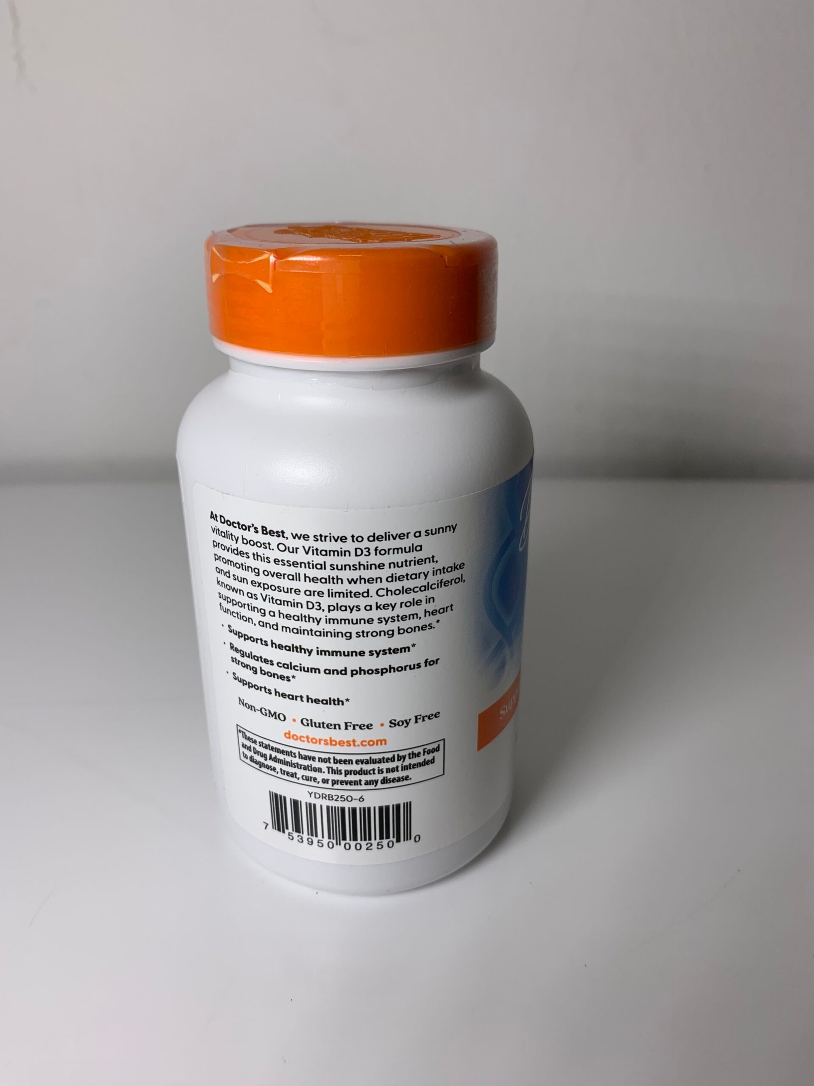 Doctor's Best Vitamin D3 5000 IU 125 mcg 360 Softgels(Novo) - Imagem 2