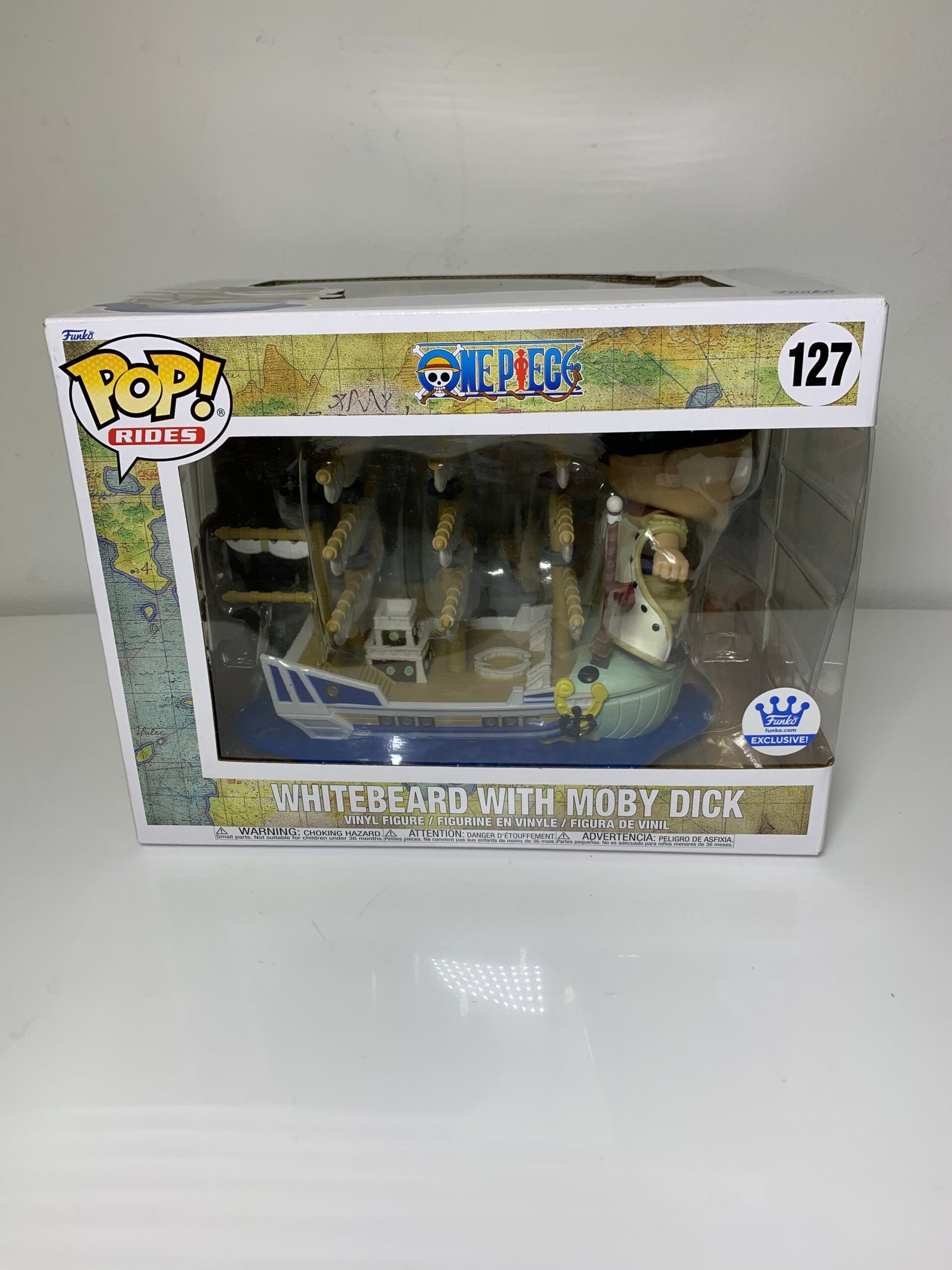 Funko Pop! One Piece Whitebeard with Moby Dick#127 Exclusive(Novo)