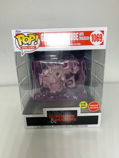 Funko Pop Deluxe #1069 Glow in the Dark Gelatinous Cube Dracolich D&D Gamestop (Novo)