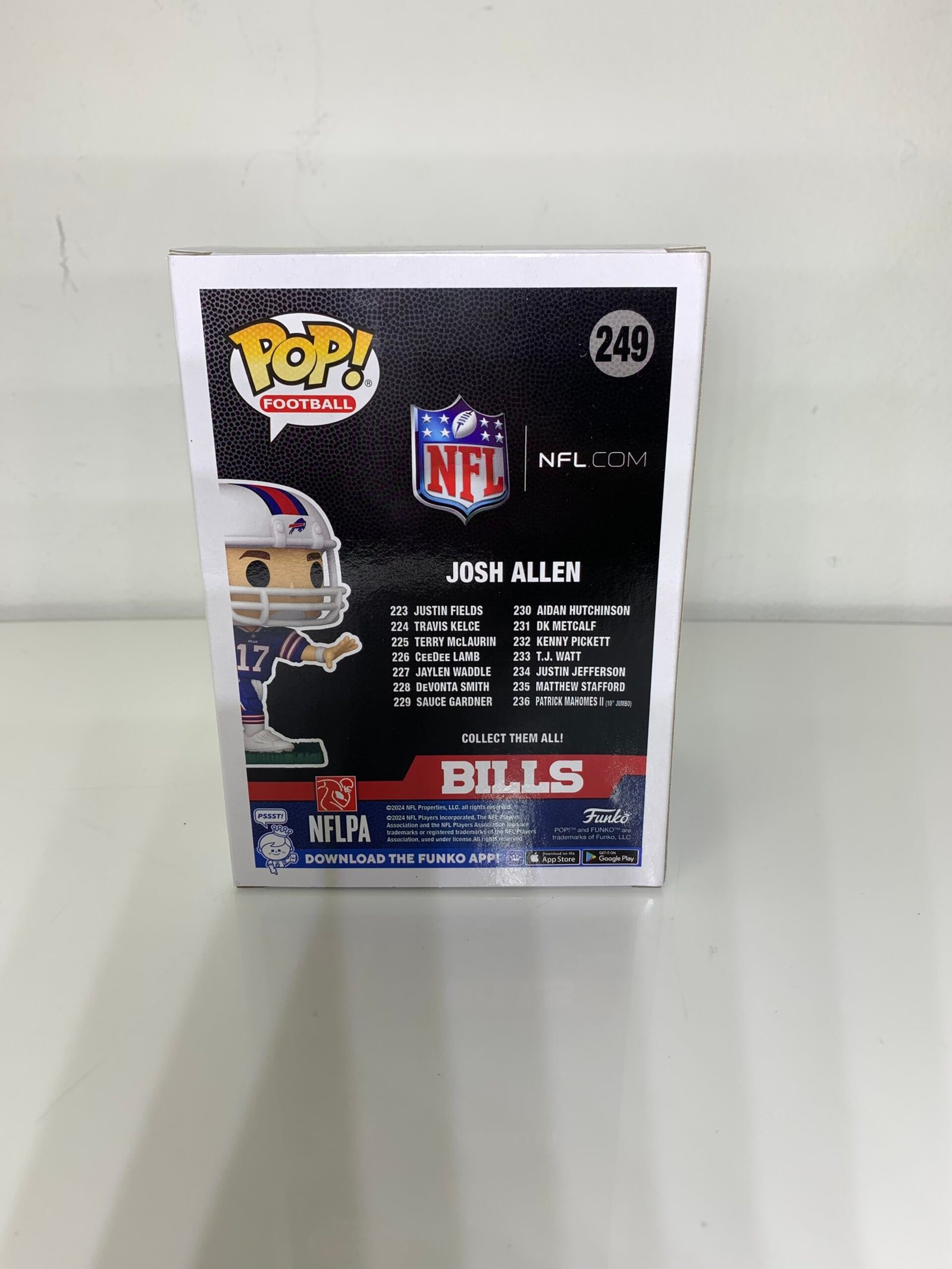 Funko Pop! Buffalo Bills Josh Allen #249 Fanatics Exclusive(Novo) - Imagem 2