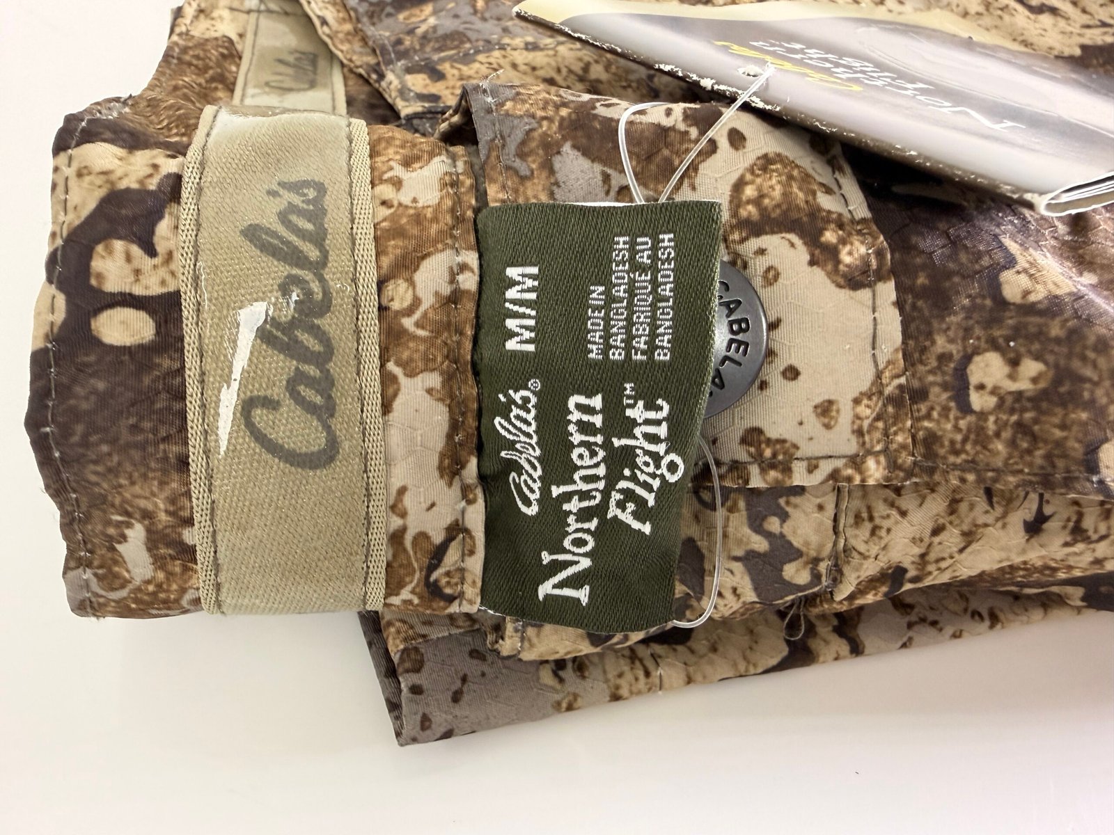 Cabela's Northern Flight Prairie Camo Pants Men size M/M Hunting - Imagem 5