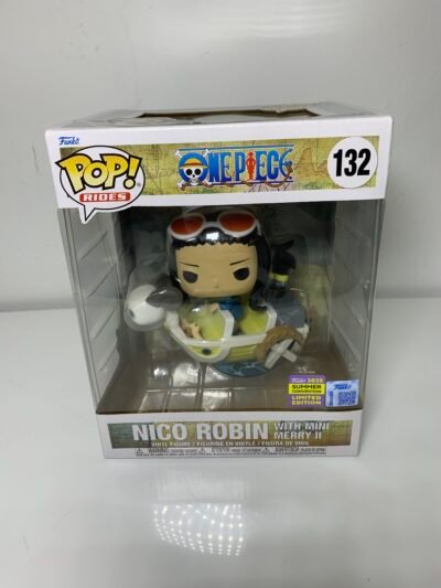 Funko Pop! Nico Robin With Mini Merry 2  Vinyl Figure #132 SDCC 2025(Novo)