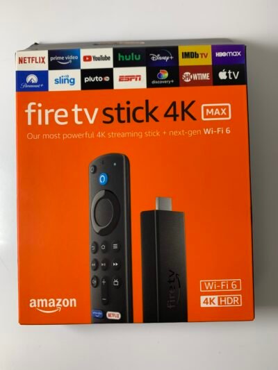 Amazon Fire TV Stick 4K Max Alexa Voice Remote Media Streamer - Black