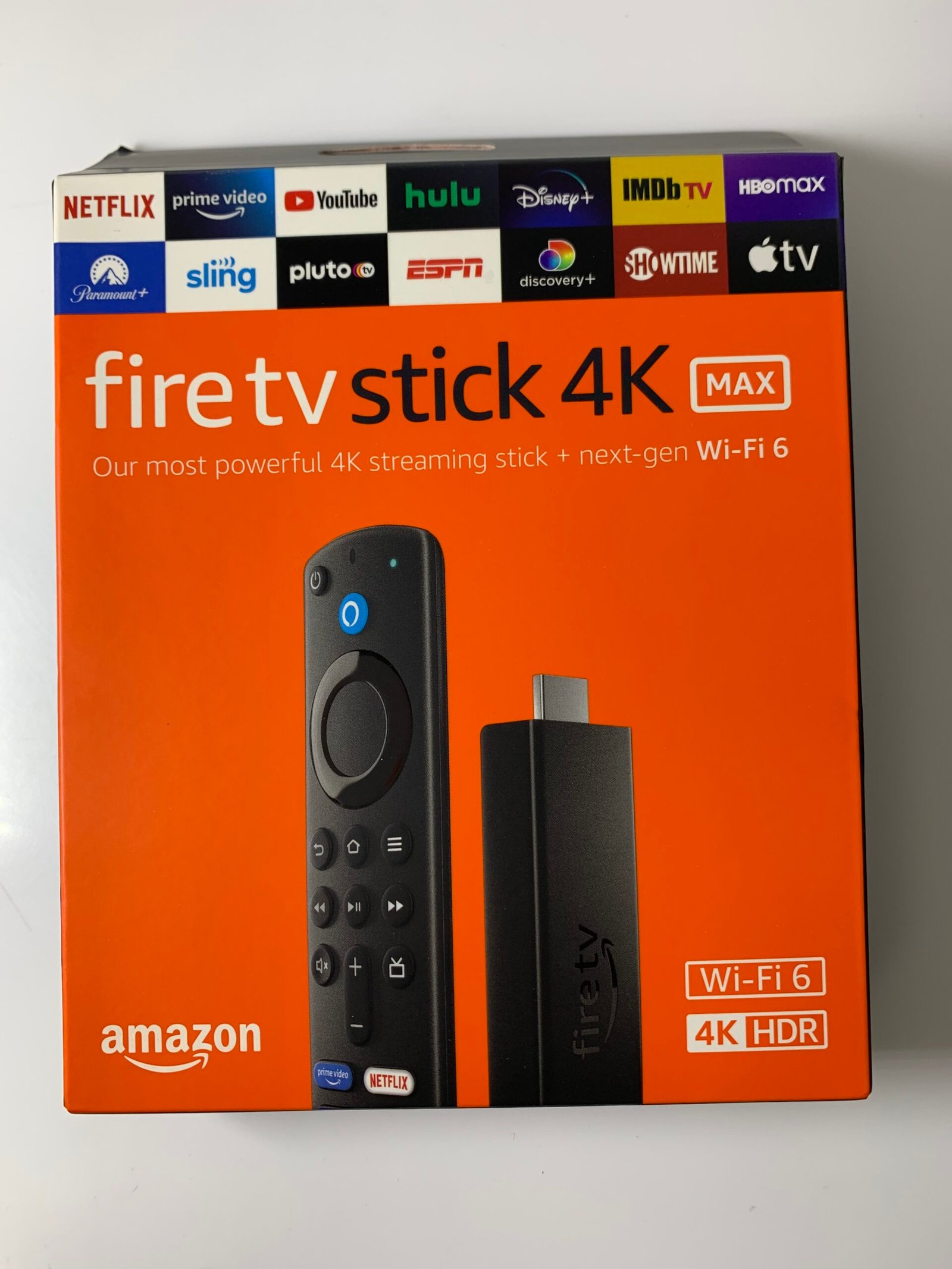 Amazon Fire TV Stick 4K Max Alexa Voice Remote Media Streamer - Black