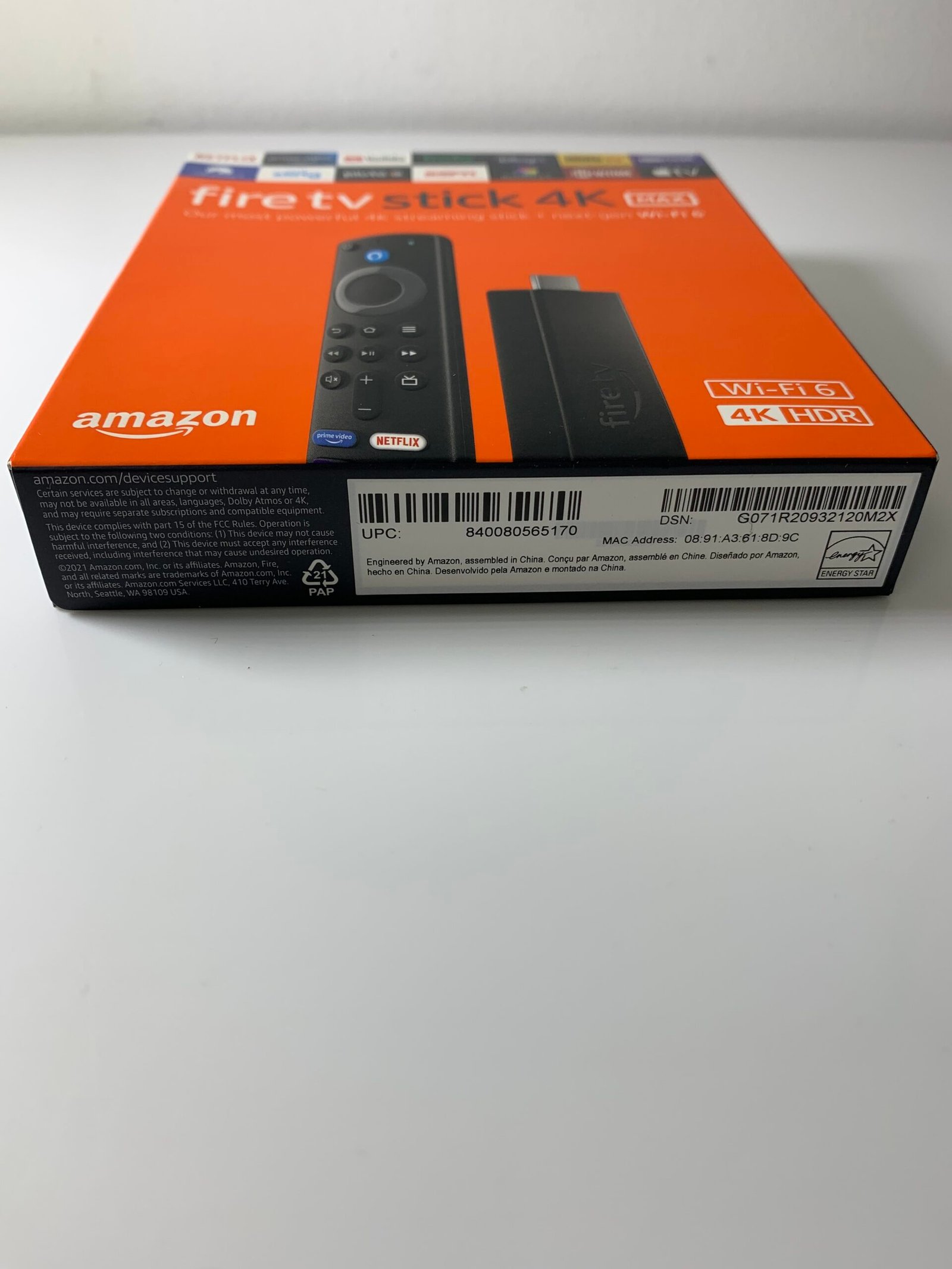 Amazon Fire TV Stick 4K Max Alexa Voice Remote Media Streamer - Black - Imagem 5