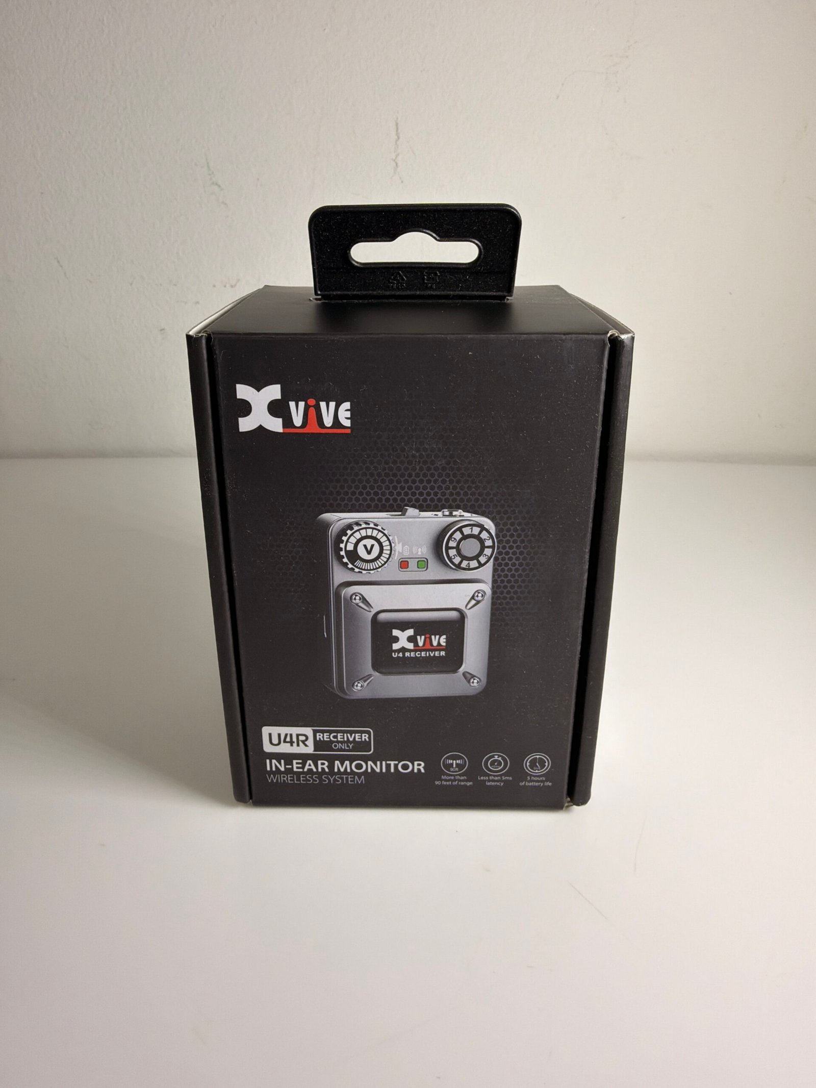 XVive U4R InEar Monitor Wireless System Receiver Only- Produto Novo (Com Caixa)
