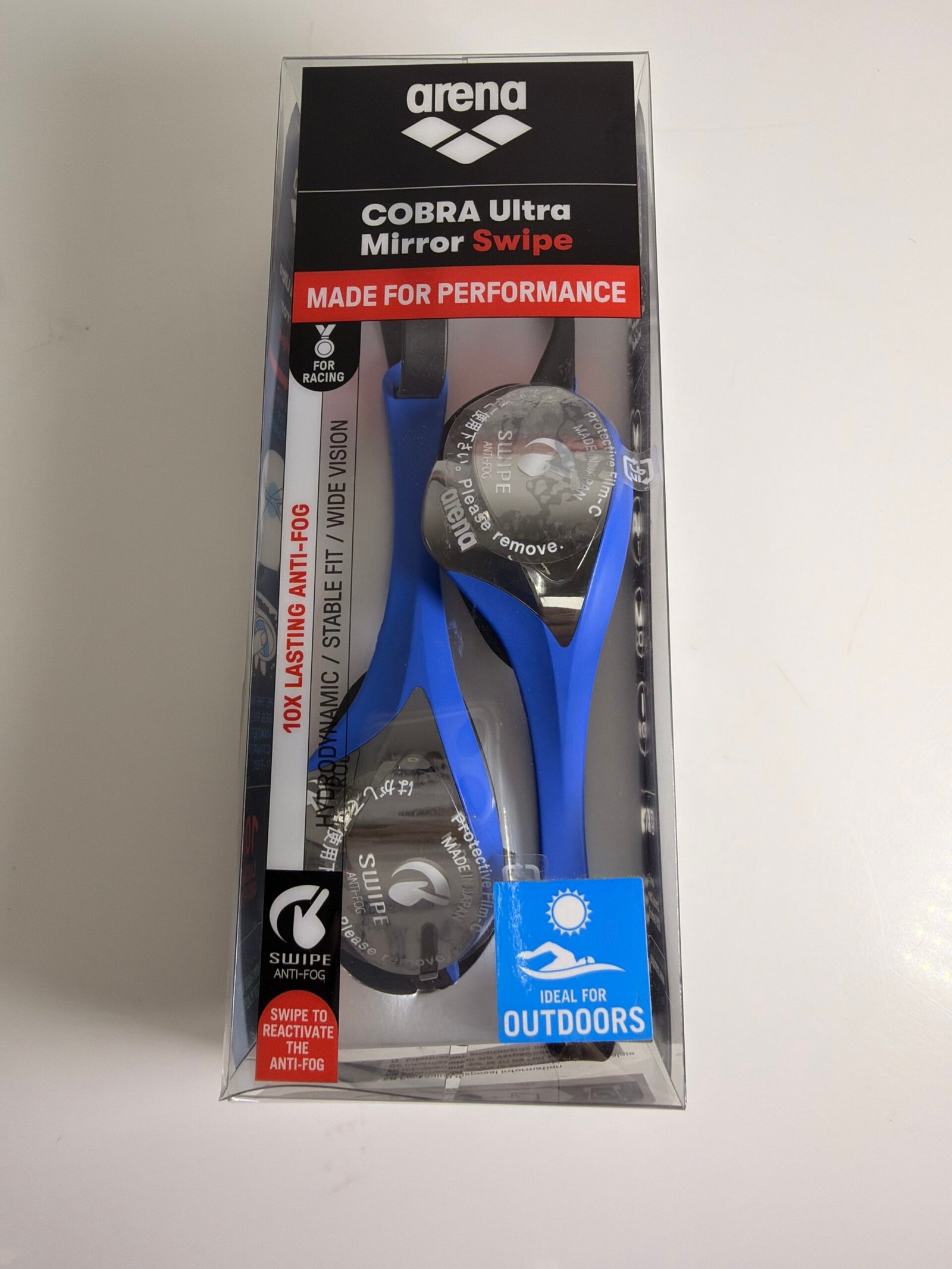 Óculos de Natação de Competição Unissex Arena Cobra Ultra Swipe- Produto novo