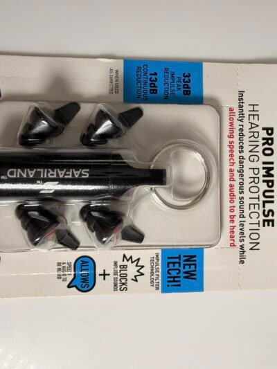 Safariland® Pro Impulse Hearing Protection w/ Case, 33 dB Peak Impulse Reduction(novo)