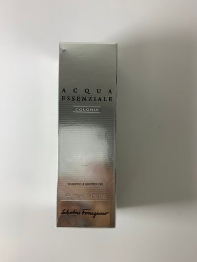 Acqua Essenziale Colonia By Salvatore Ferragamo For Men Shampoo & SG 3.4oz New- Produto Novo (Lacrado)