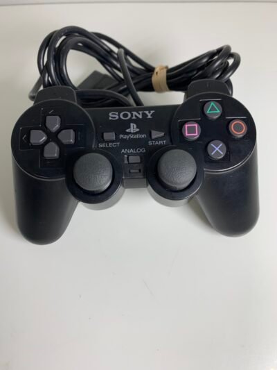 Sony PlayStation 2 PS2 DualShock 2 Controller Black- Condição: Excelente (A+)