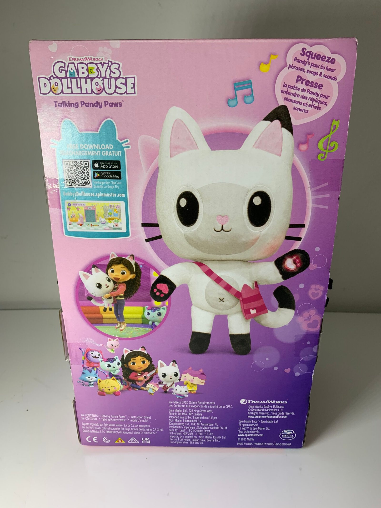 Gabby’s Dollhouse Talking Pandy Paws Plush - Dreamworks Toy Sounds & Phrases New(Novo) - Imagem 6