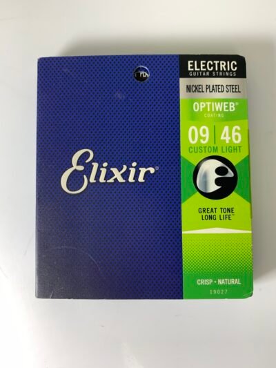Elixir E19027 Optiweb Electric Guitar Strings - Custom Light Gauge 9-46- Produto Novo (Com Caixa)