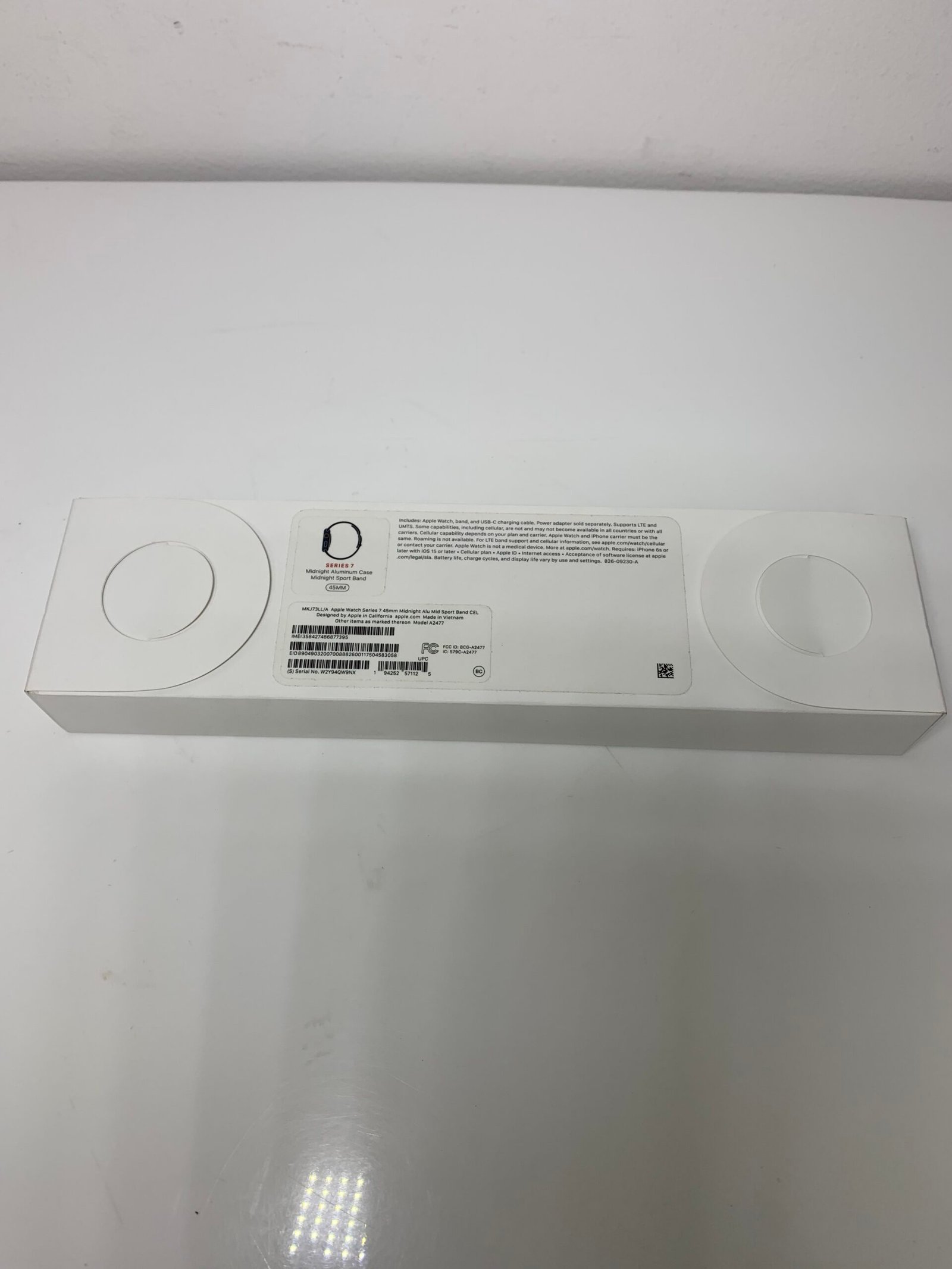 Apple Watch Series 7 GPS + Cellular, 45mm Midnight Aluminum Case with Midnight Sport Band (Produto Novo)(Lacrado) - Imagem 3