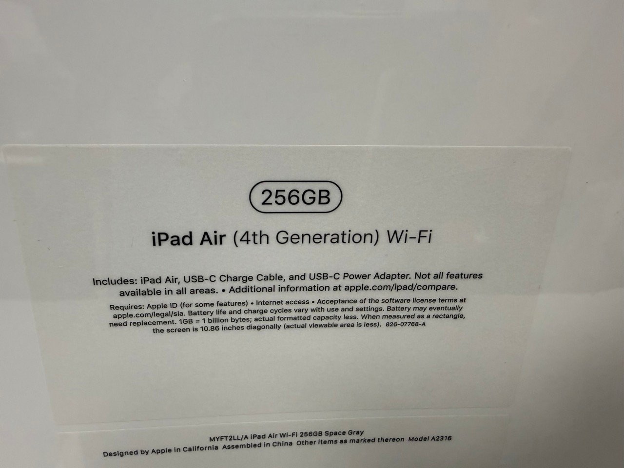 Apple iPad Air (4th Generation) 256GB Wi-Fi - Space Gray - Novo - Imagem 4