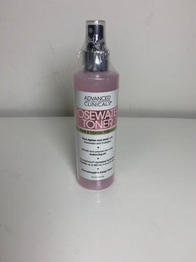 Advanced Clinicals Rosewater Toner - Tone &Tighten Formula 8 fl oz