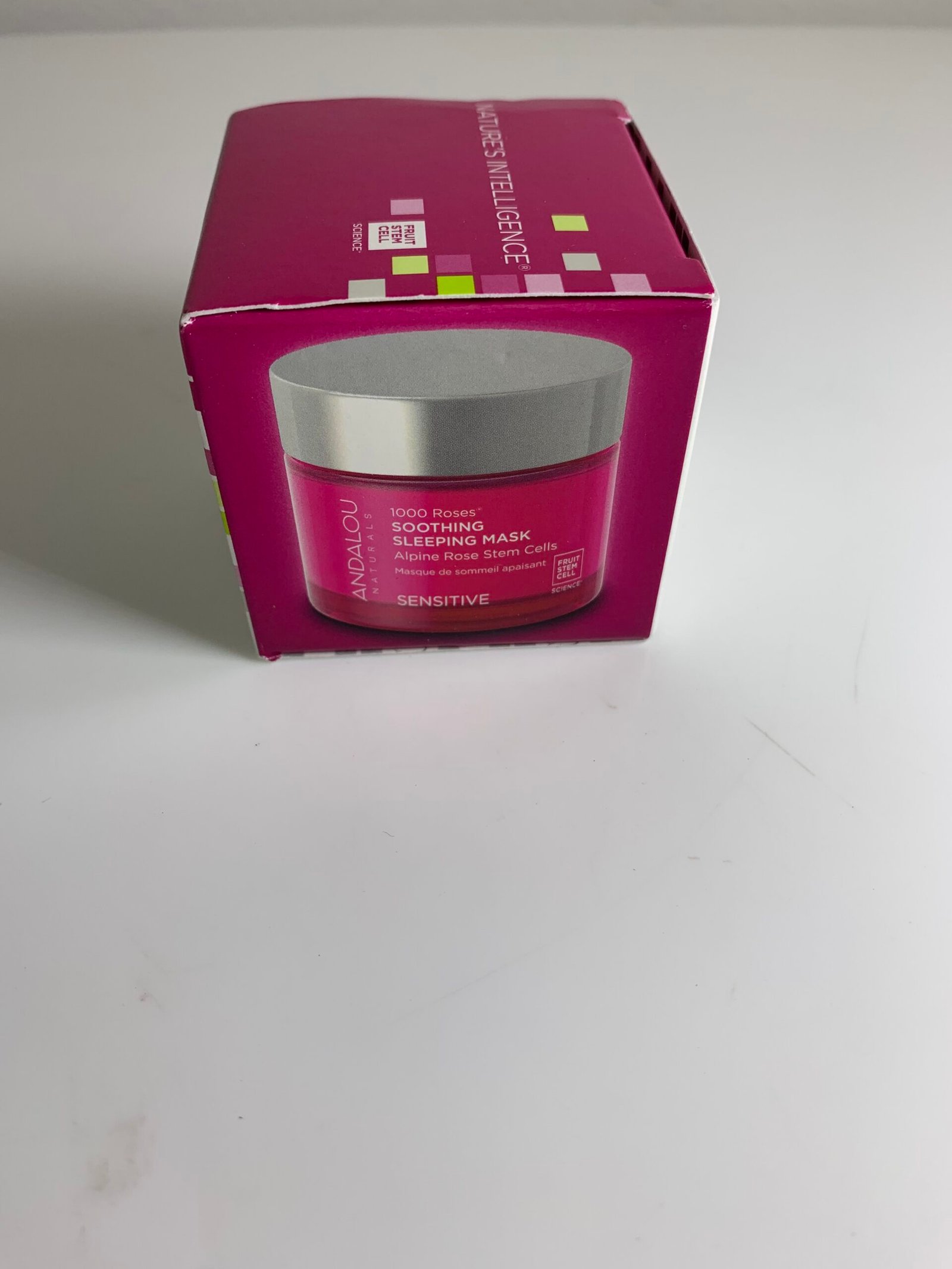 Andalou Alpine Rose Stem Cell Soothing Sleeping Mask 1000 Roses Sensitive 1.7oz - Imagem 3