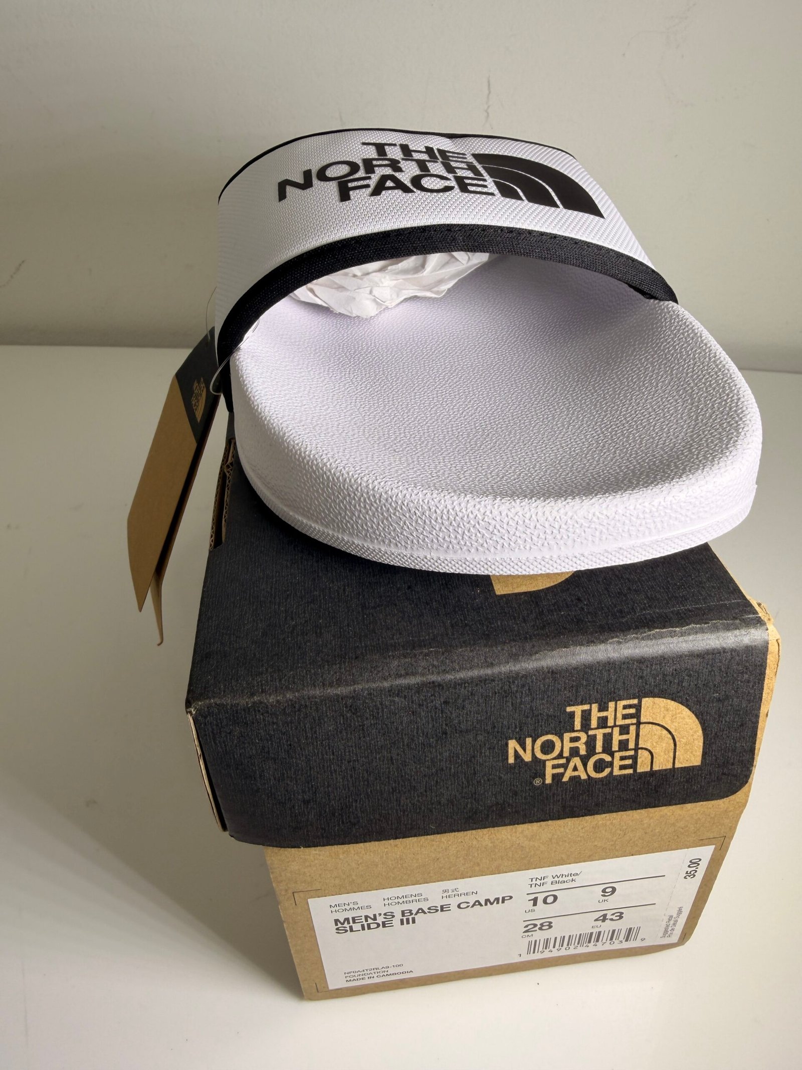 Mens The North Face Base Camp III Slides size 10 - Imagem 4