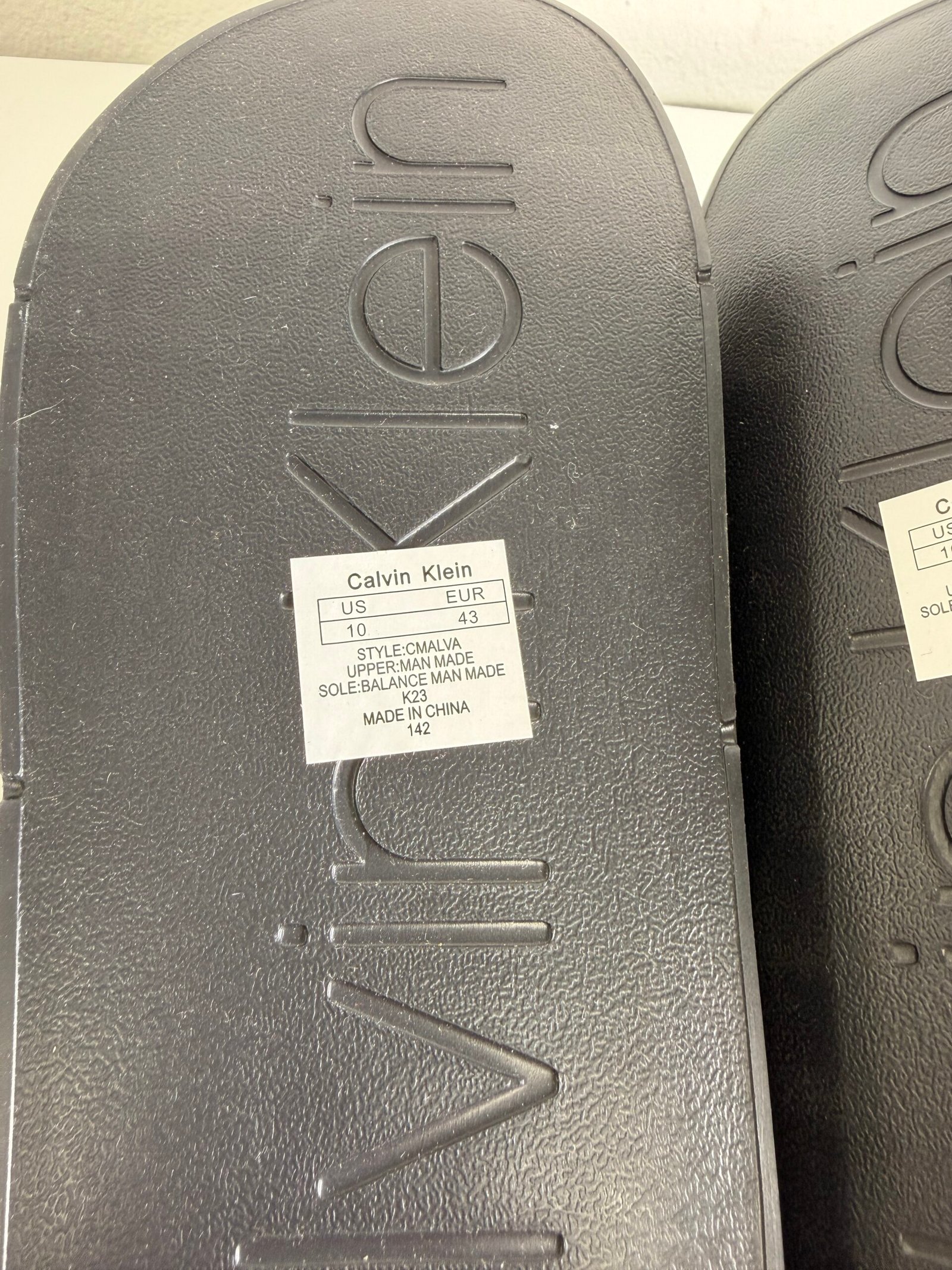 SANDALS calvin klein slippers size 10 - Imagem 4