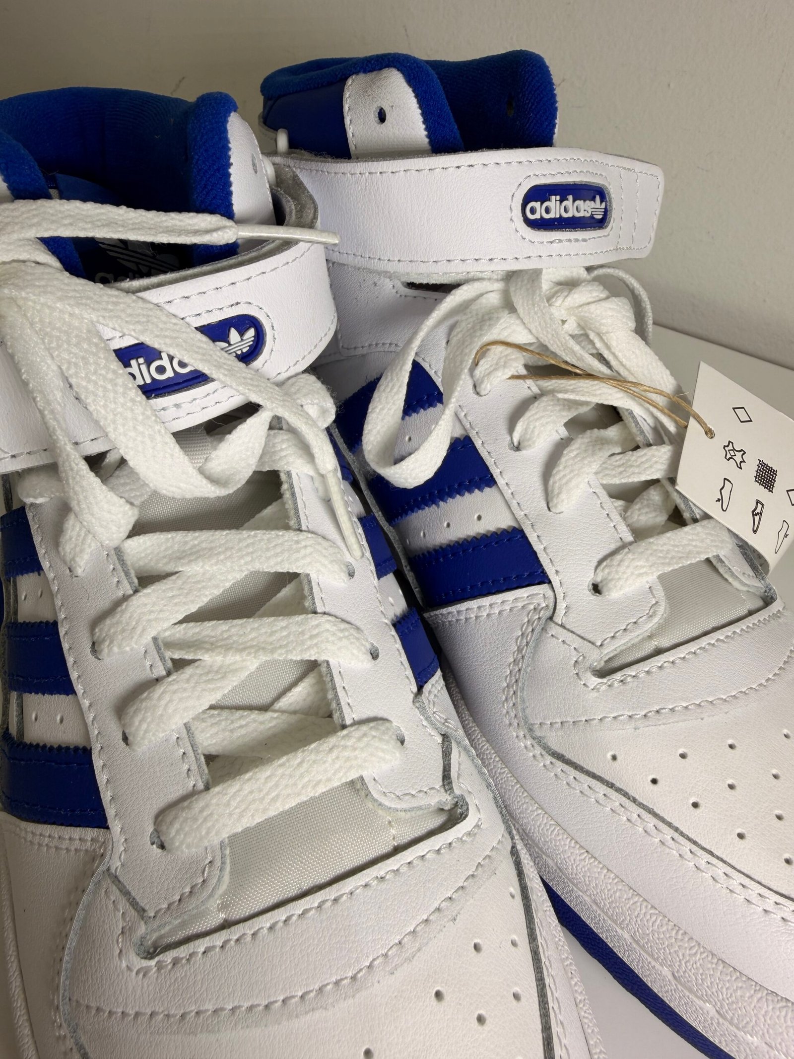 Adidas Forum Mid FY4976 White/Royal Size8 1/2 - Imagem 3