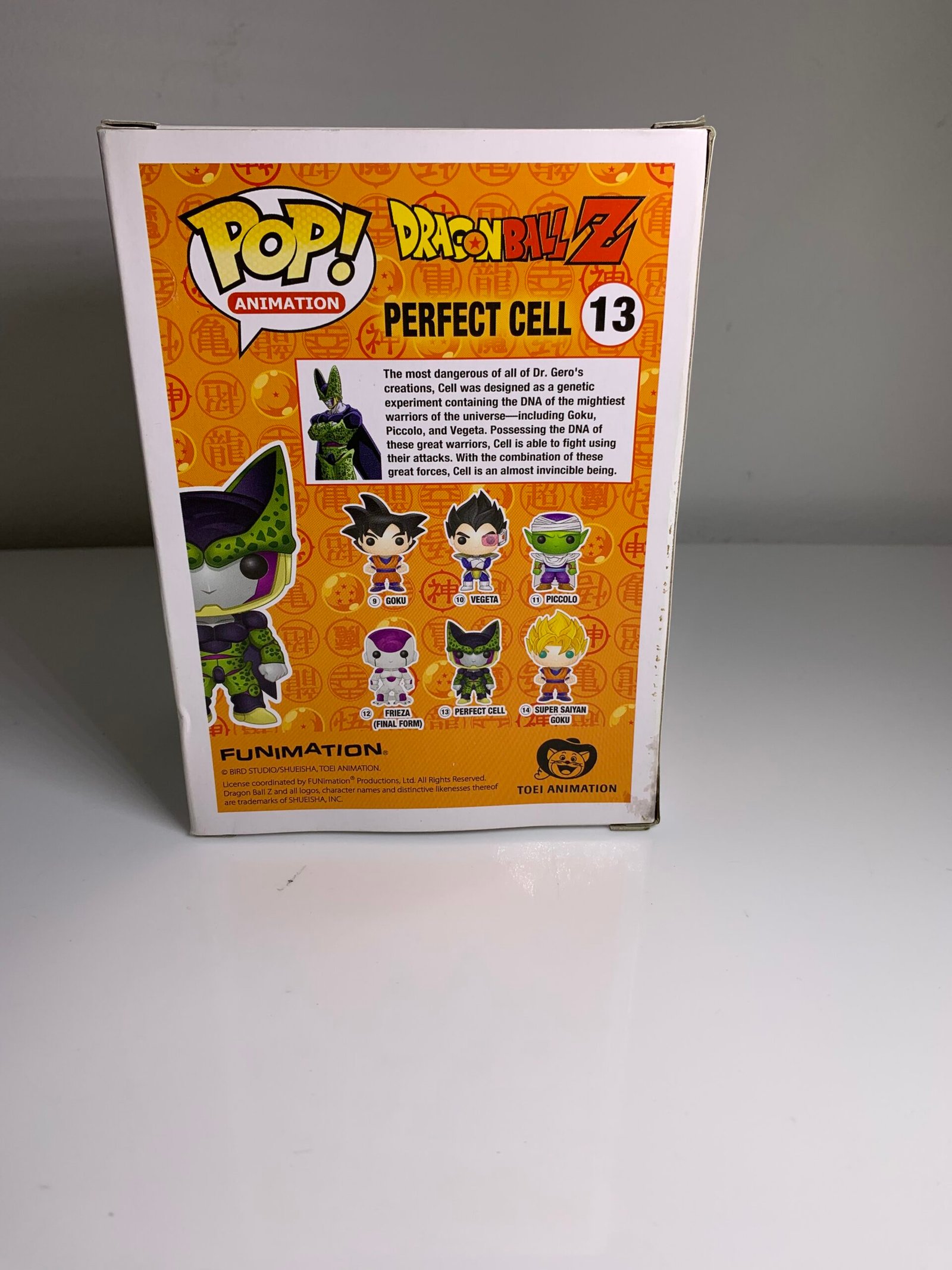Funko POP Animation Dragonball Z Perfect Cell Form Vinyl Figure #13(Novo) - Imagem 3