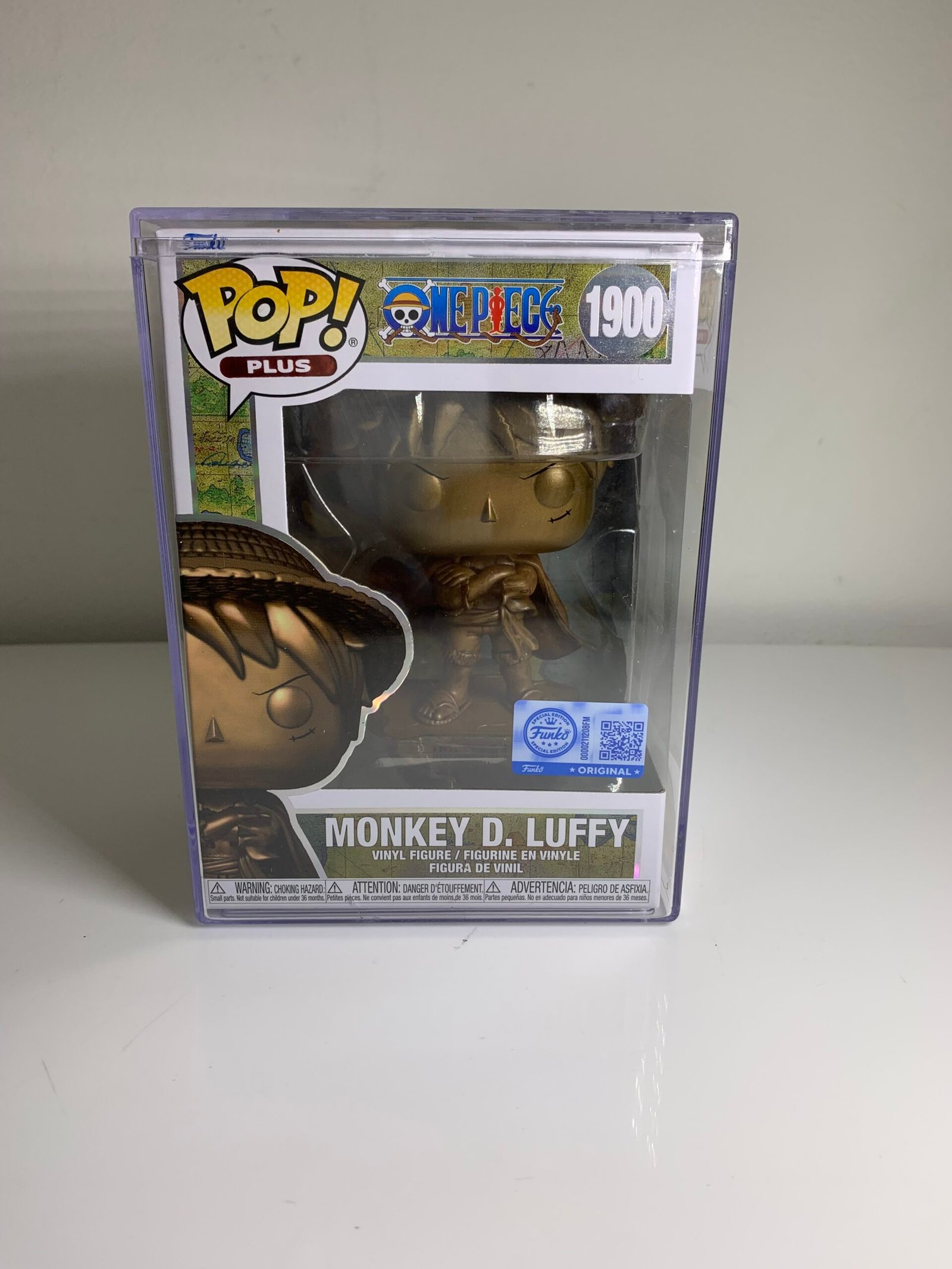 Pop Plus One Piece Monkey D Luffy 1900 Bronze Funko Original(Novo)
