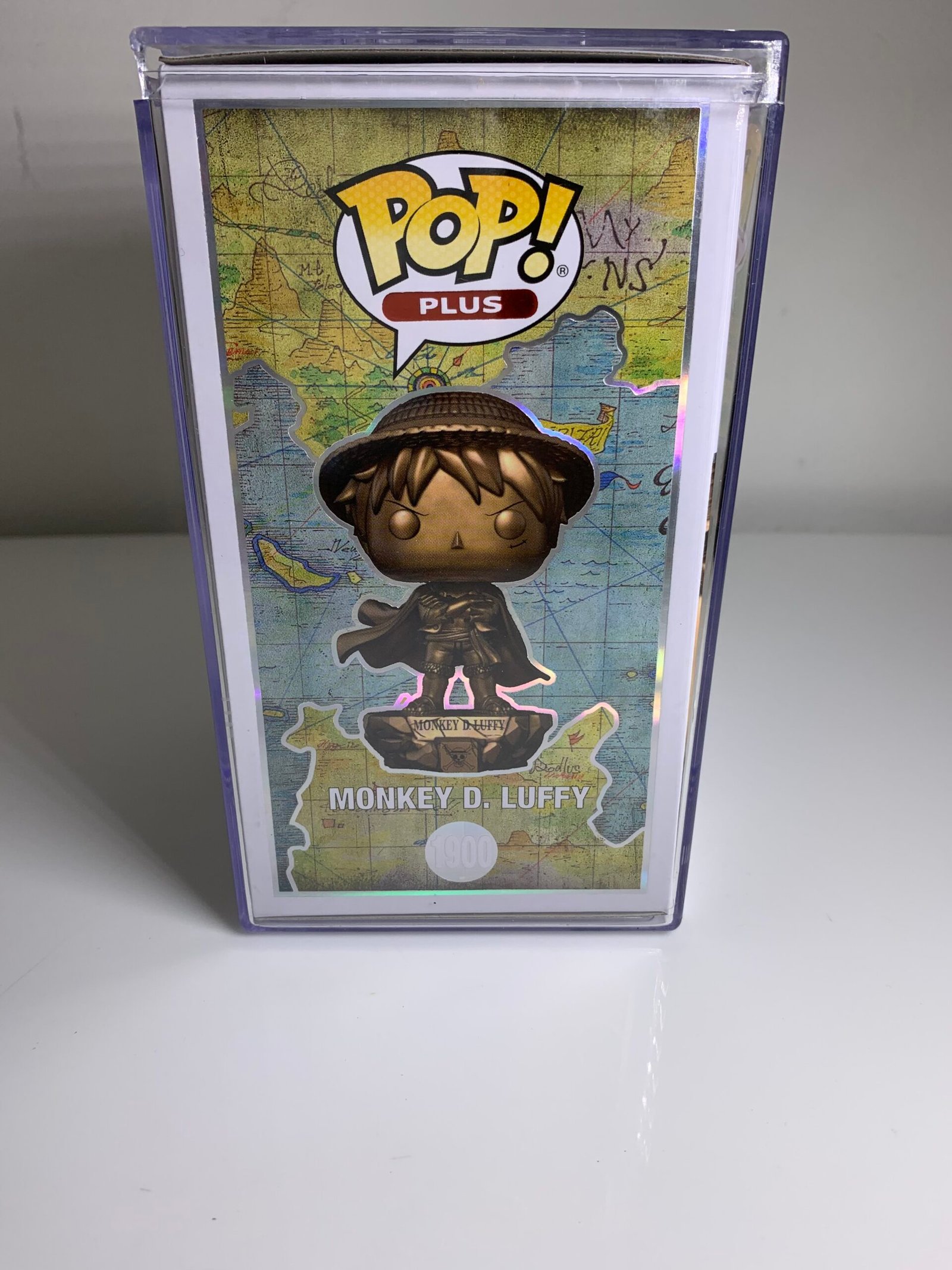 Pop Plus One Piece Monkey D Luffy 1900 Bronze Funko Original(Novo) - Imagem 2