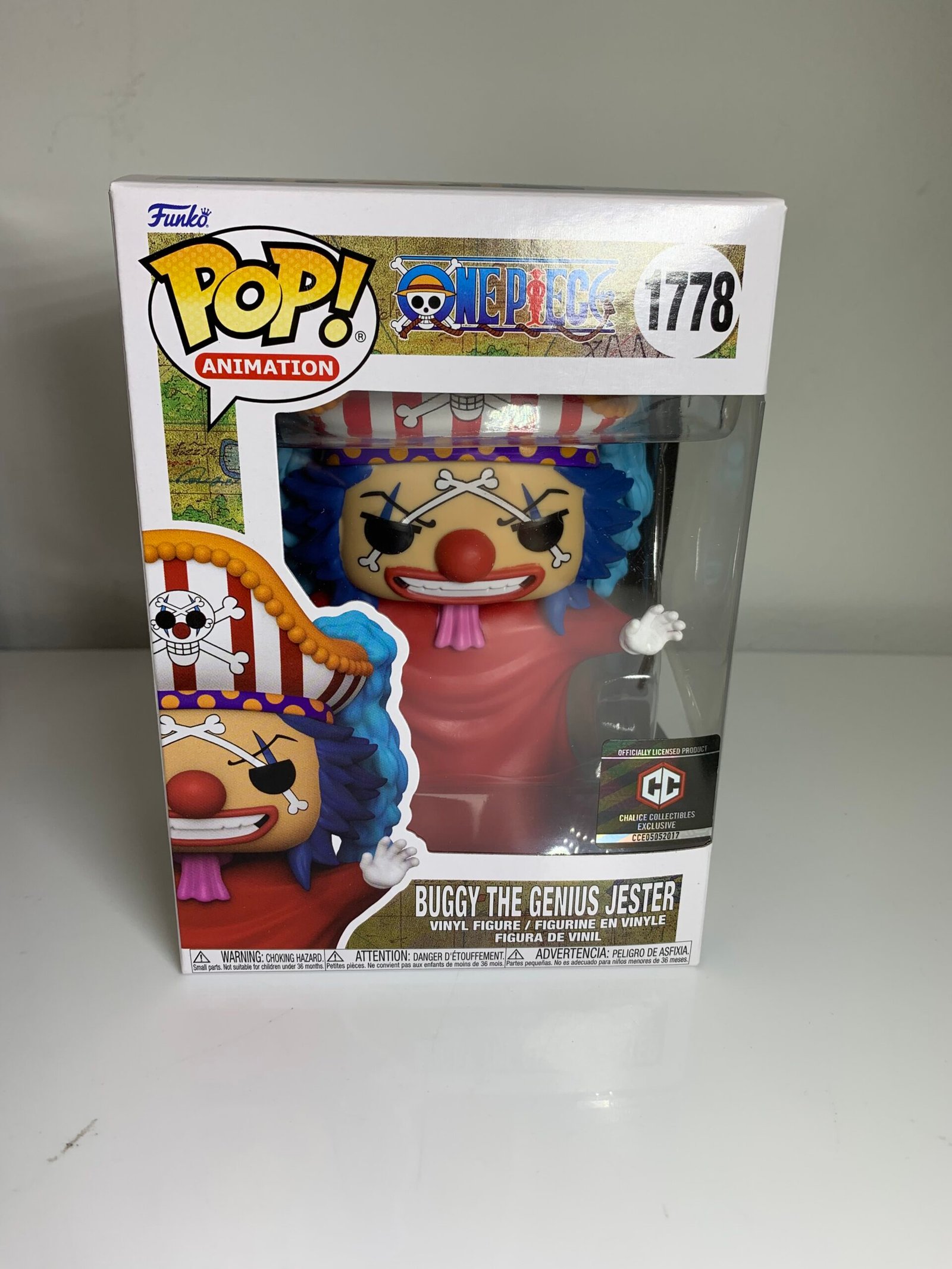 Funko Pop! One Piece - Buggy The Genius Jester #1778 - Chalice Collectibles Excl
