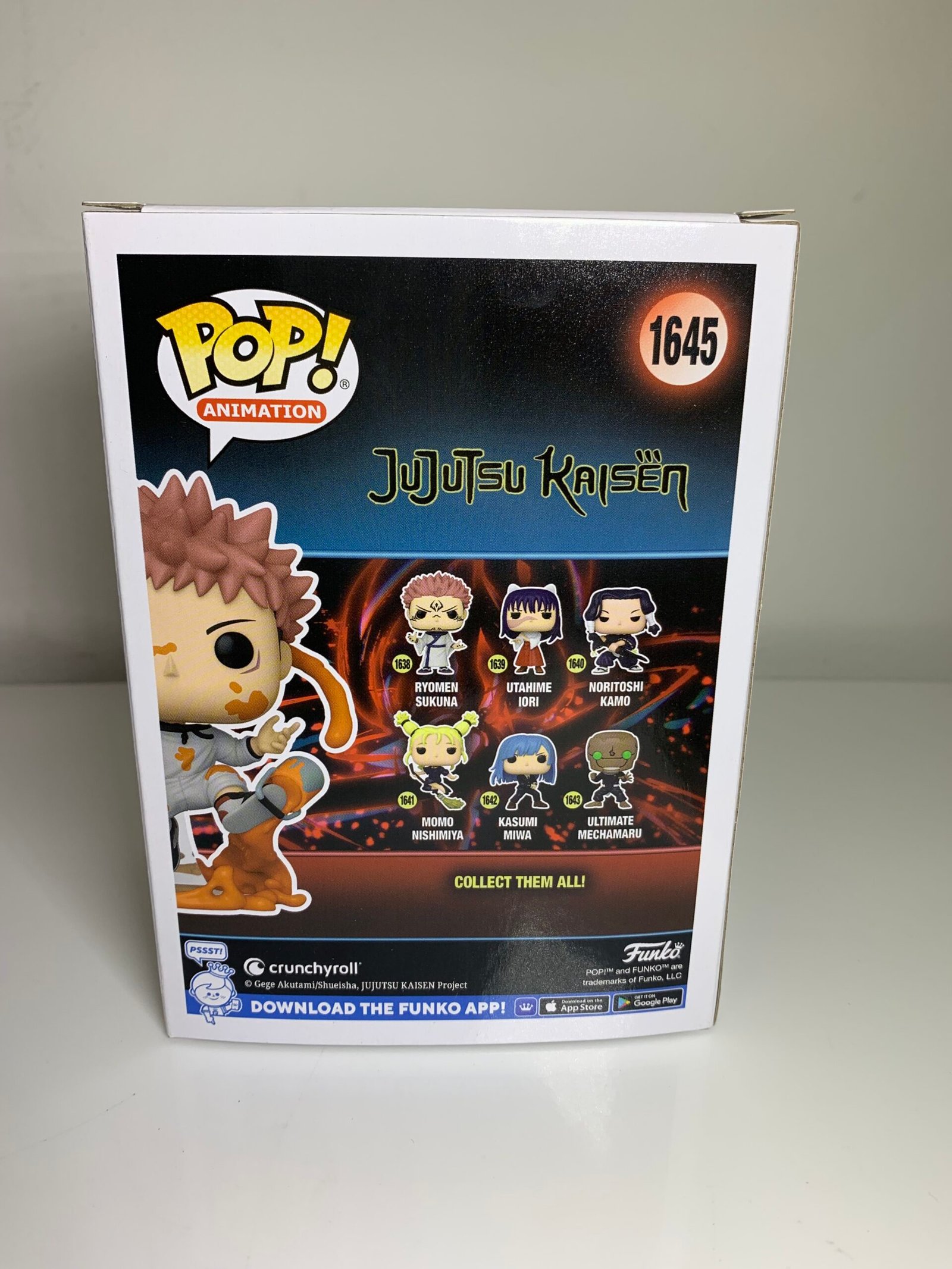 Funko POP! Animation Jujutsu Kaisen Yuji Itadori #1645 Exclusive w/ Protector colonoscopy (20) - Imagem 4