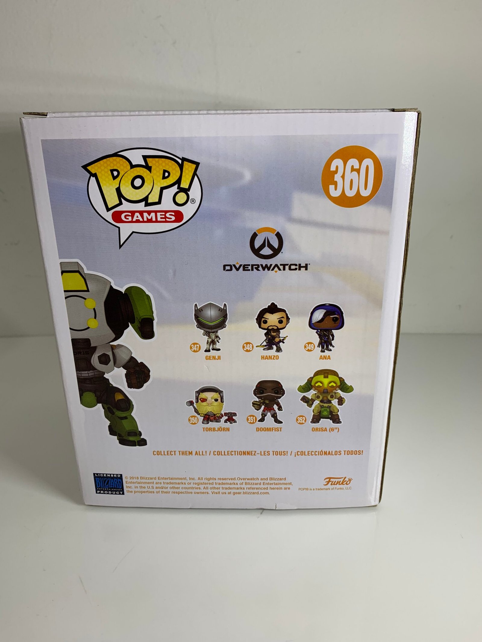 Funko POP! Games Overwatch Orisa #360 GAMESTOP EXCLUSIVE - Imagem 2