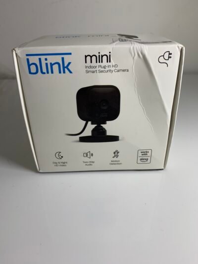 Blink Mini – Compact indoor plug-in smart security camera, 1080p HD video - New