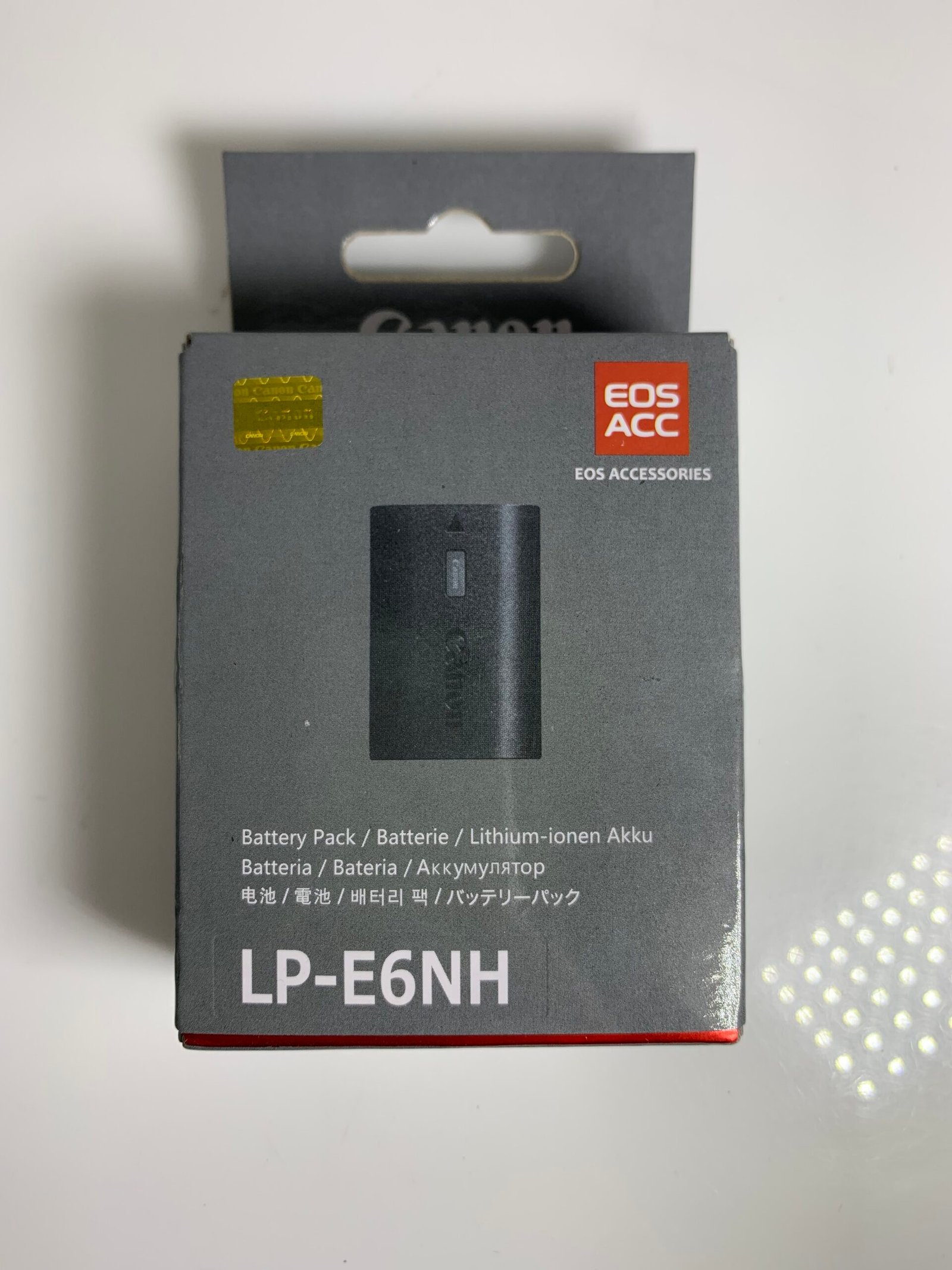 Canon Battery LP-E6NH 7.2V 2130mAh for EOS R5 R6 R7 5D IV 90D DSLR Cameras