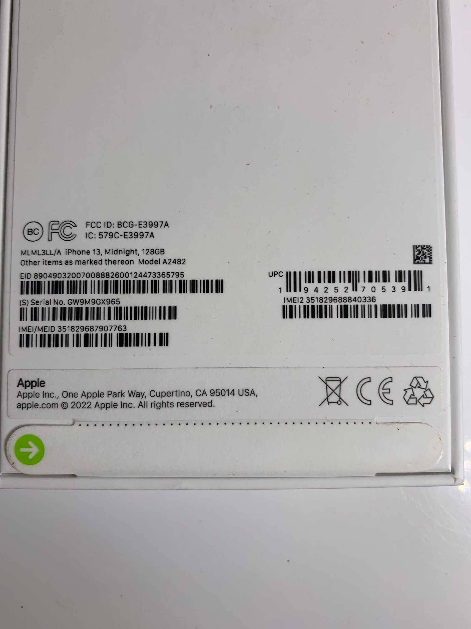 Iphone 13 128Gb - NOVO(LACRADO) - Imagem 3