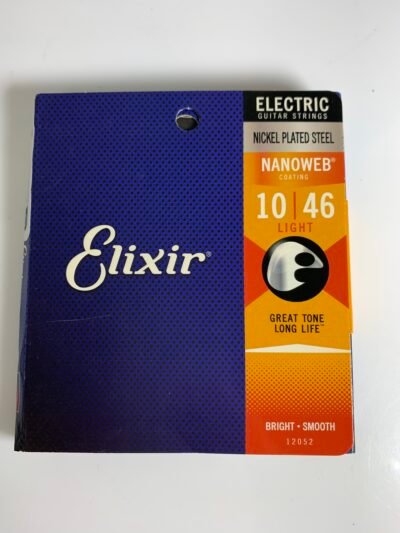Elixir - Nanoweb Coating  Nickel Plated Steel 10/46 - Produto Novo