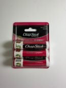 ChapStick - 3 Sticks Skin Protectant - Classic Cherry - Produto Novo (Lacrado)