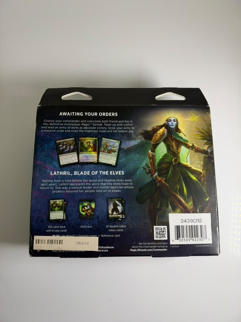 Magic: The Gathering MTG Kaldheim Elven Empire Commander Deck - Produto Novo (Lacrado) - Imagem 3