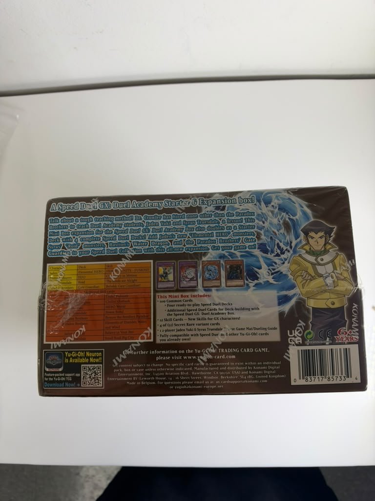 Shonen Jump Yu-Gi-Oh! Trading Card Game - Speed Duel GX Midterm Paradox - Kit 6 Decks - Produto Novo (Lacrado) - Imagem 3