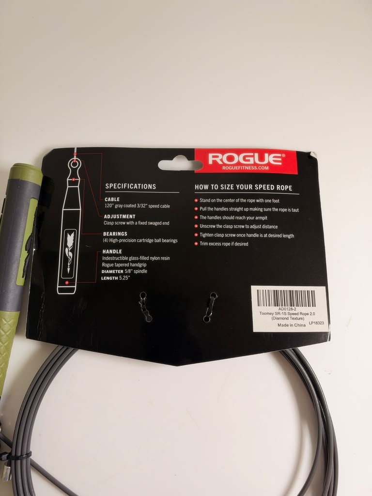 Rogue - SR-1S - Bearing Speed Rope 2.0 - Produto Novo (Lacrado) - Imagem 3
