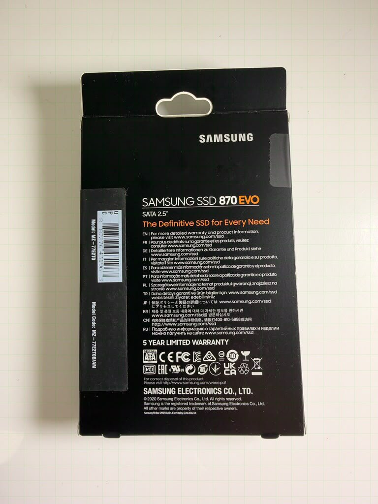 Samsung - SSD 870 EVO 2TB - Produto Novo (Lacrado) - Imagem 2