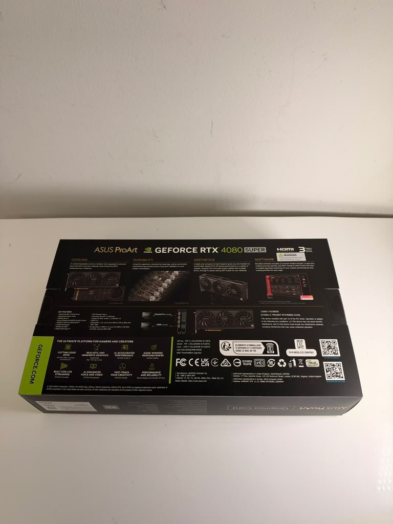 Asus - ProArt GeForce RTX 4080 SUPER - Produto Novo (Lacrado) - Imagem 2
