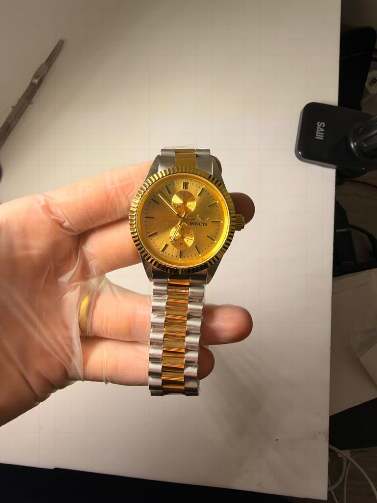 Invicta - Specialty Gold Dial Two-tone Men's Watch 29426 - Produto Novo (Sem Caixa) - Imagem 2