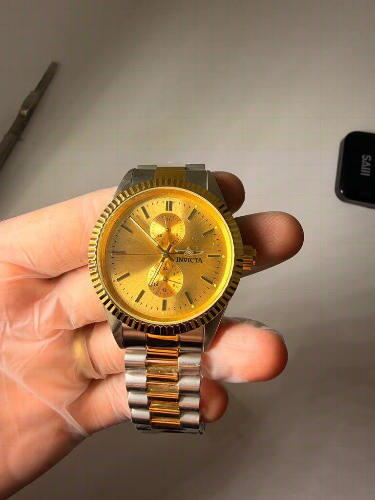 Invicta - Specialty Gold Dial Two-tone Men's Watch 29426 - Produto Novo (Sem Caixa)